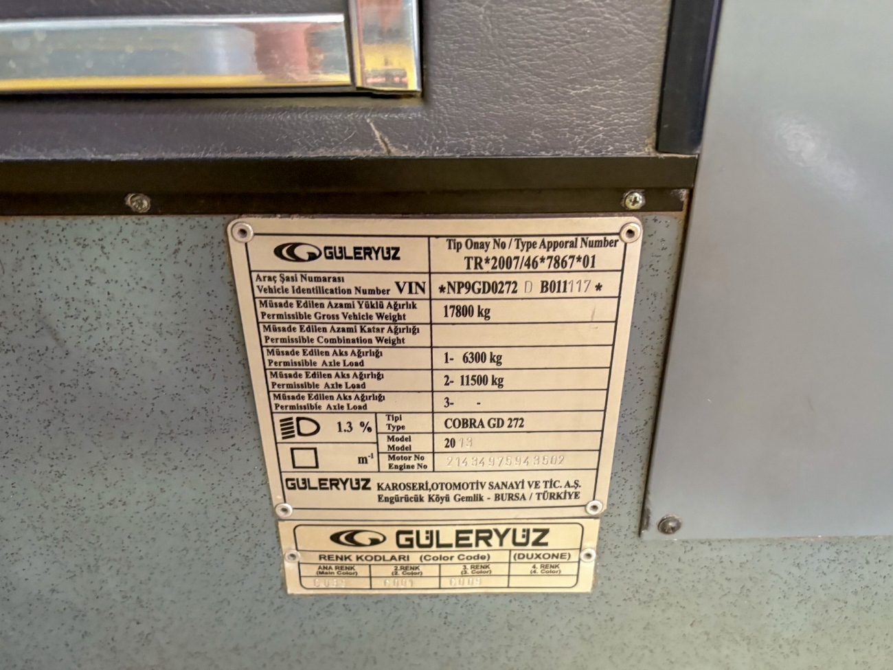 Турция, Güleryüz Cobra GD272LF № 48