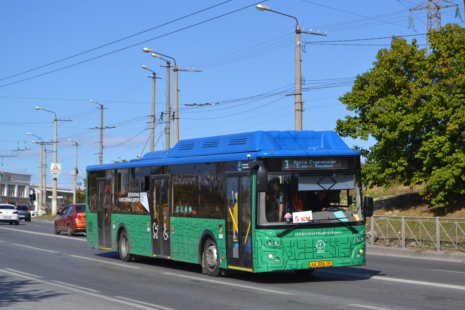 Севастополь, ЛиАЗ-5292.67 (CNG) № АА 334 92