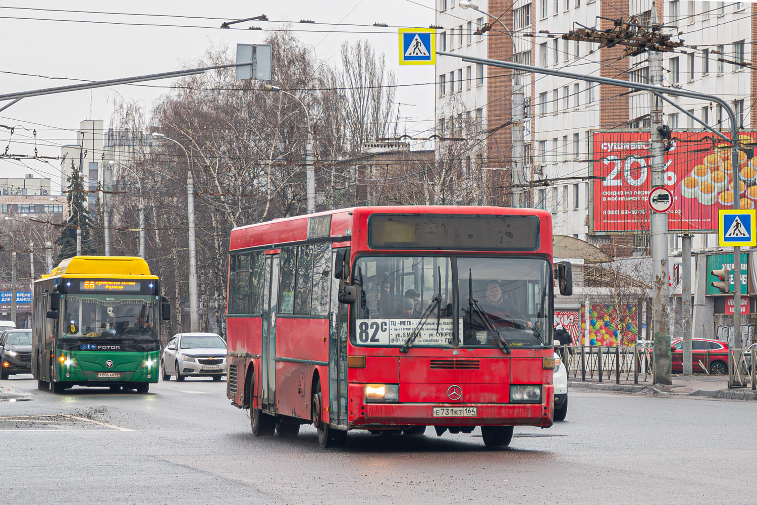 Пензенская область, Mercedes-Benz O405 № Е 731 КТ 164