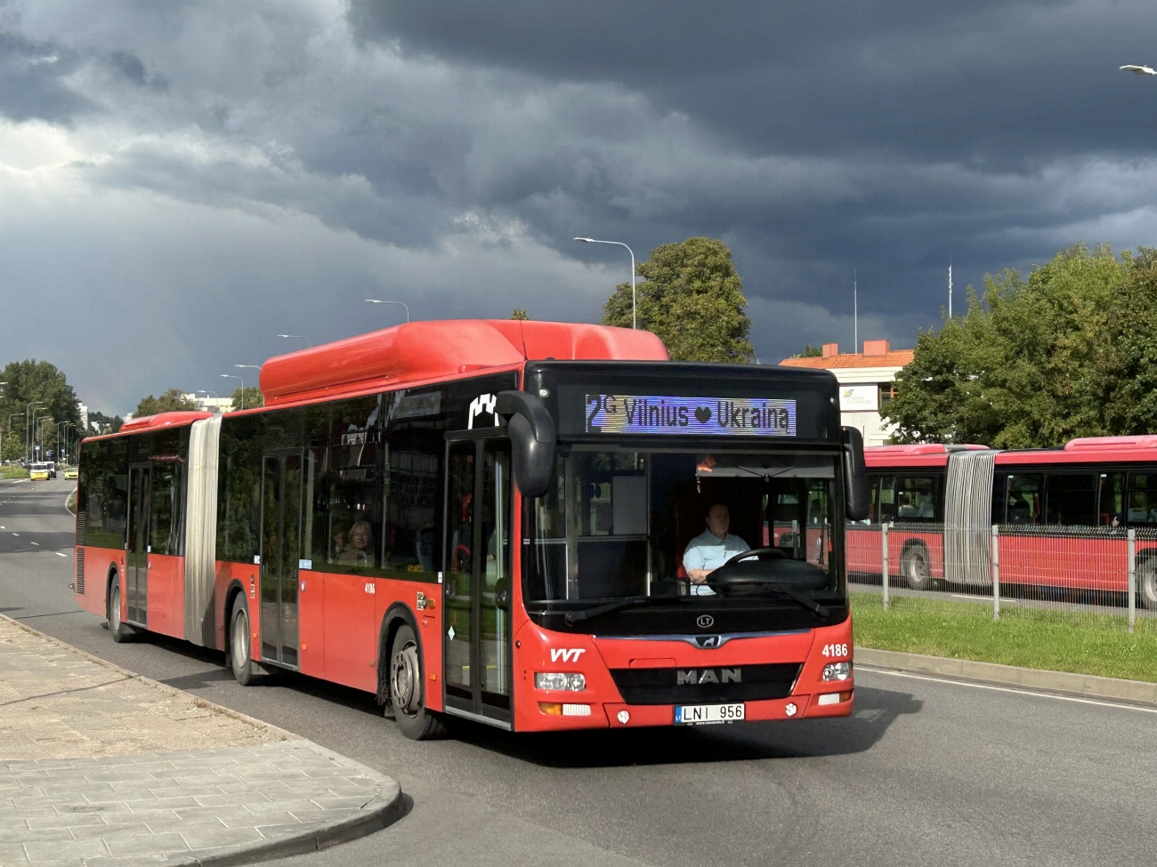 Литва, MAN A23 Lion's City G NG313 CNG № 4186