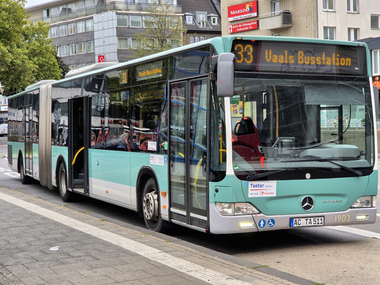 Северный Рейн-Вестфалия, Mercedes-Benz O530G Citaro facelift G № 11