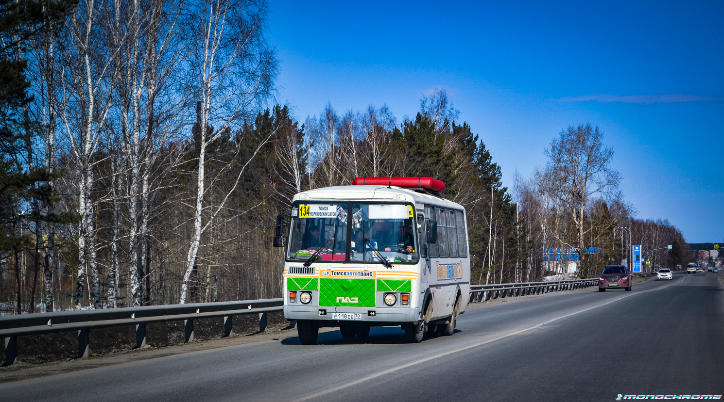 Томская область, ПАЗ-32054 № Е 118 ЕВ 70