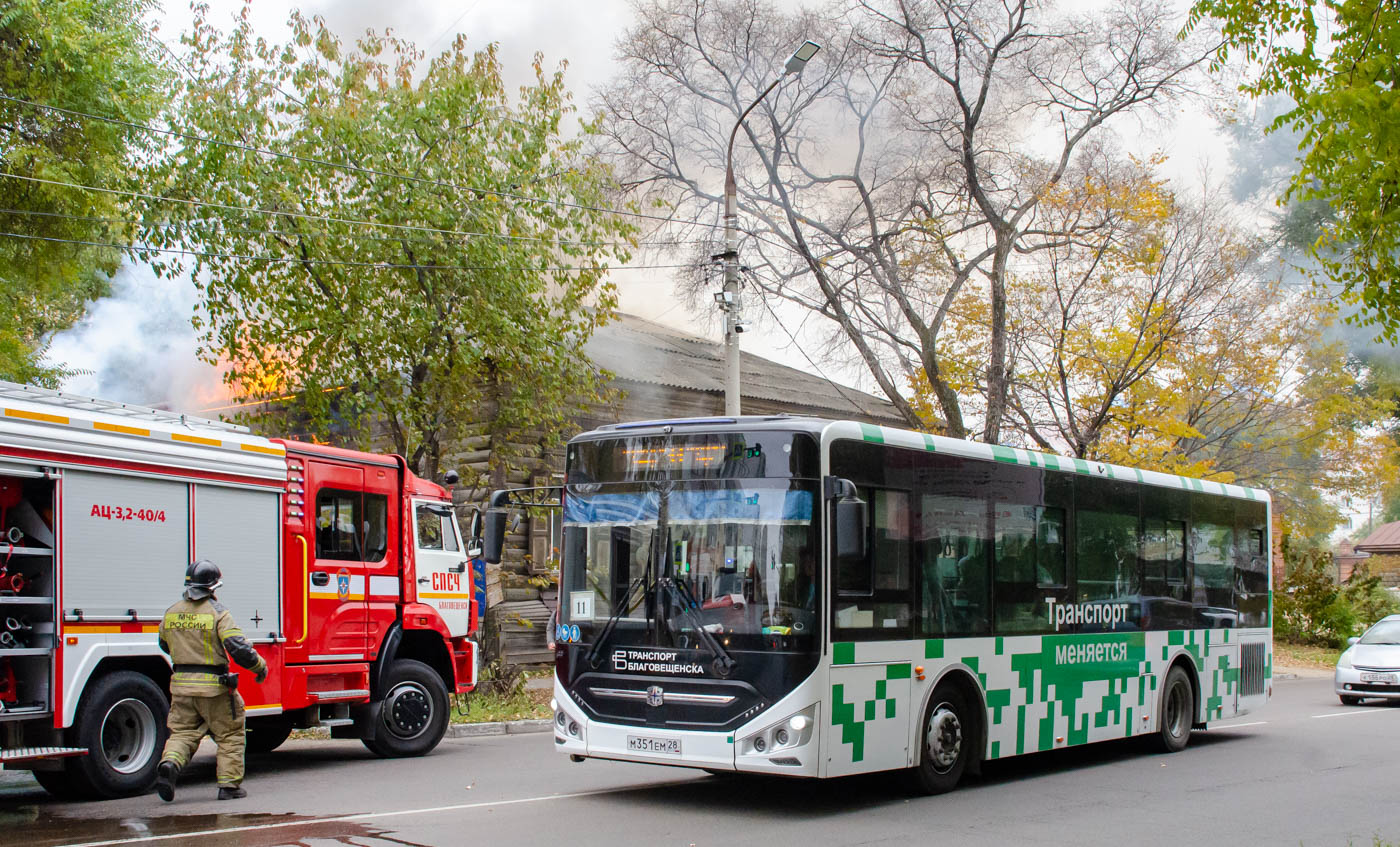 Амурская область, Zhong Tong LCK6105HG № М 351 ЕМ 28; Амурская область — Разные фотографии