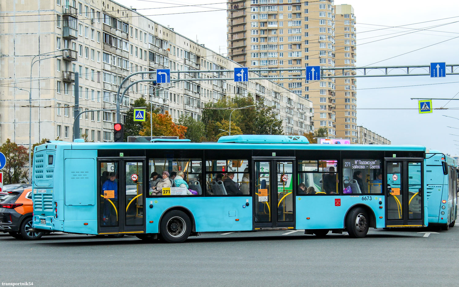 Санкт-Петербург, Volgabus-5270.G4 (LNG) № 6673
