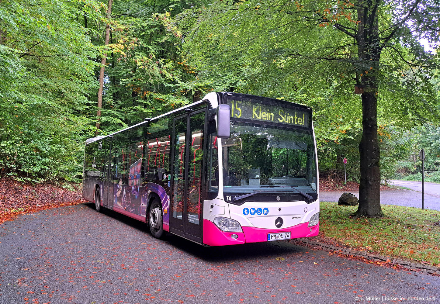 Нижняя Саксония, Mercedes-Benz Citaro C2 hybrid № 74 Нижняя Саксония, Mercedes-Benz Citaro C2 hybrid № 74