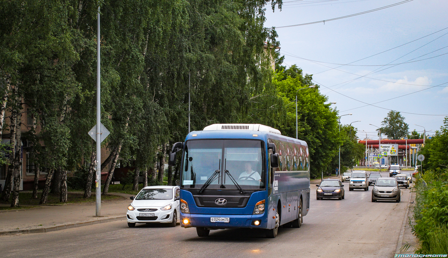 Томская область, Hyundai Universe Space Luxury № Е 024 ОМ 70