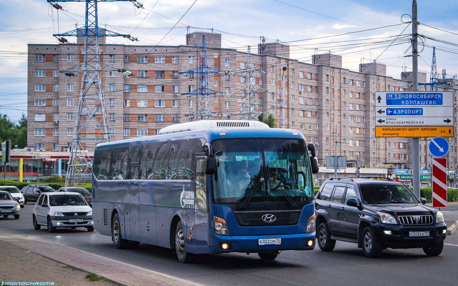Томская область, Hyundai Universe Space Luxury № Е 022 ОМ 70