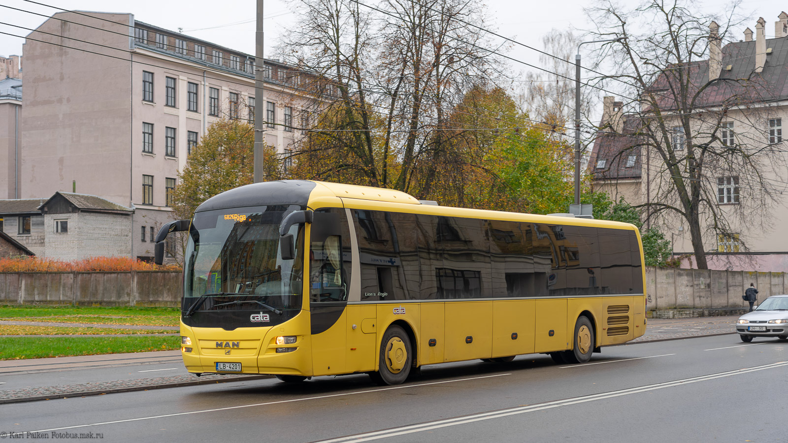Латвия, MAN R14 Lion's Regio C ÜL404 C № LB-4201