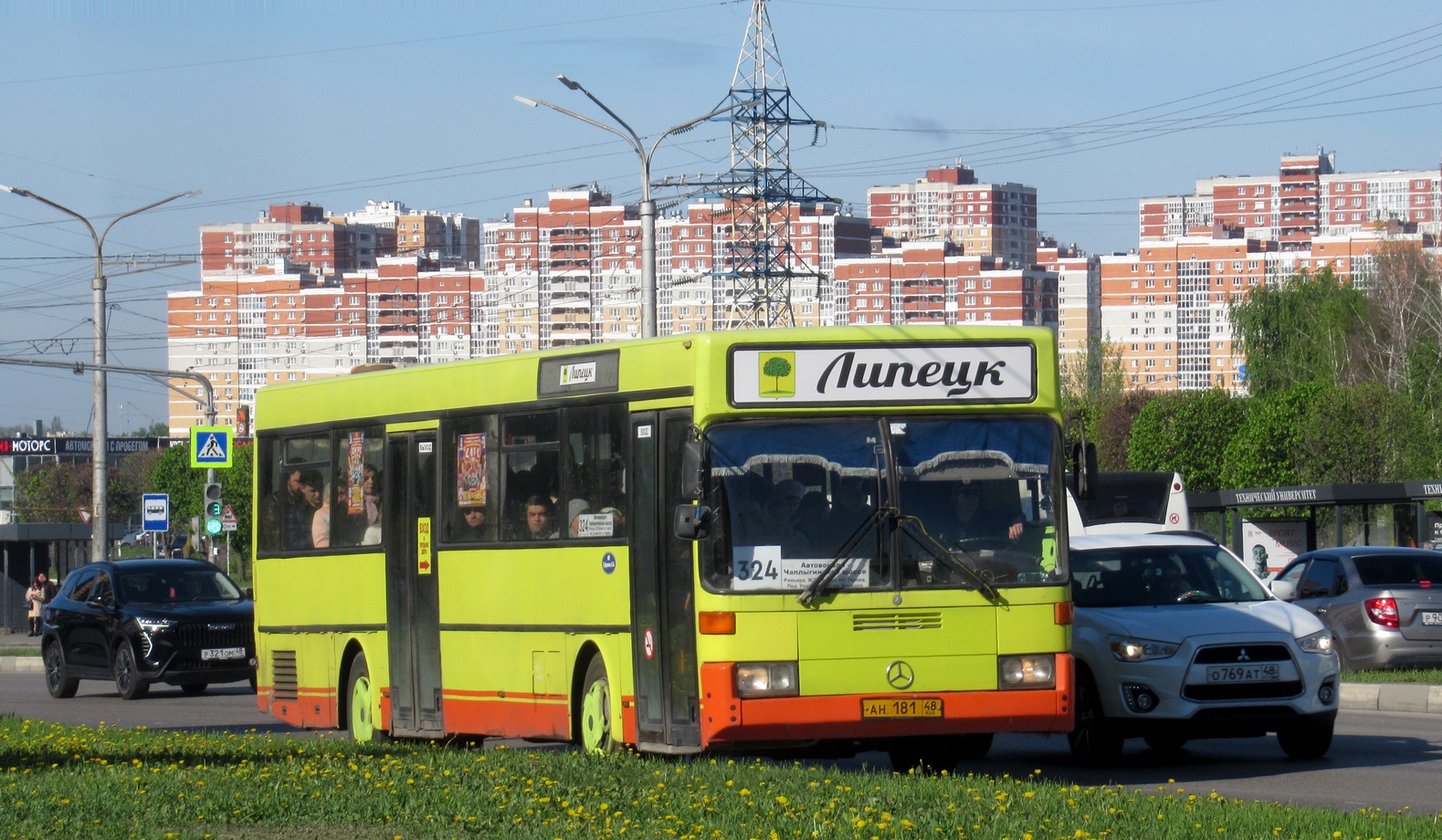Липецкая область, Mercedes-Benz O405 № АН 181 48