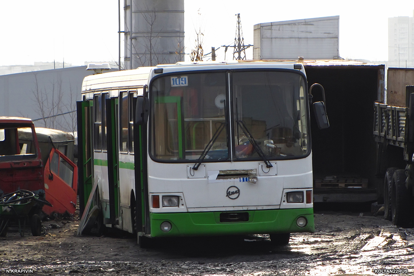 Алтайский край, ЛиАЗ-5256.45 № К 835 АТ 122; Алтайский край — Автобусы без номеров