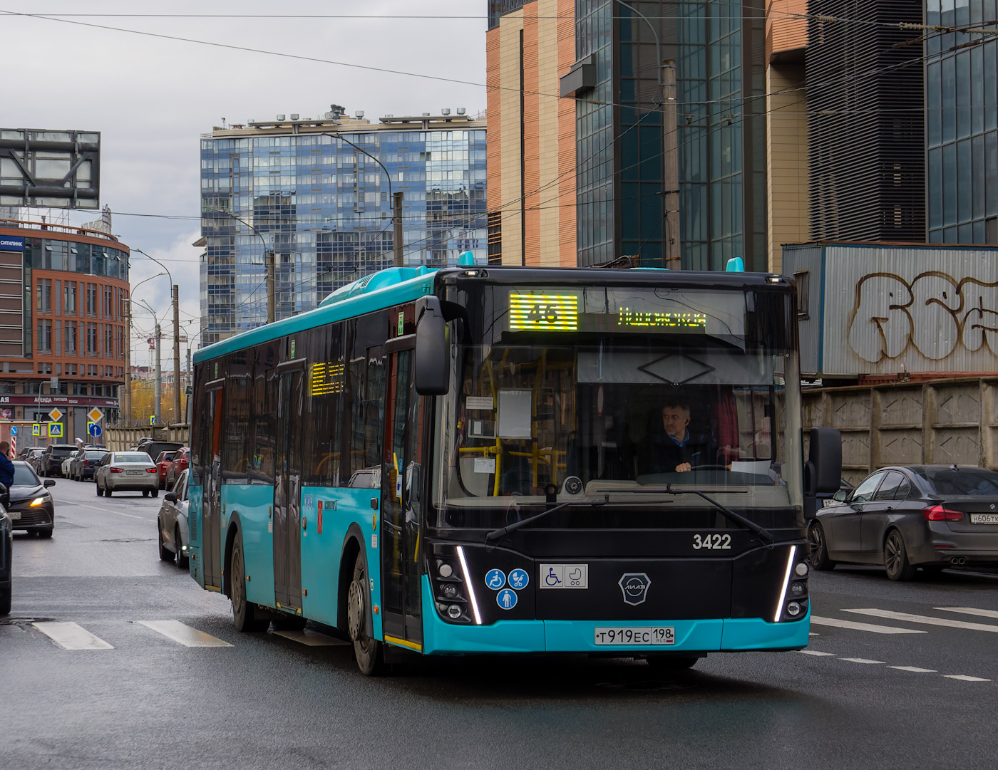 Санкт-Петербург, ЛиАЗ-5292.65 № 3422