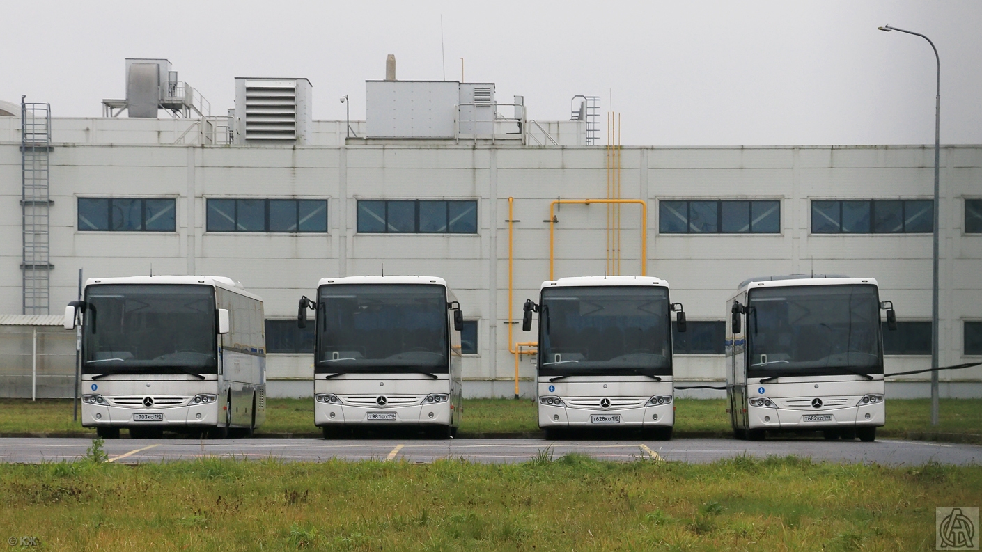 Санкт-Петербург, Mercedes-Benz Intouro II № Т 703 КО 198; Санкт-Петербург, Mercedes-Benz Intouro II № Т 981 ЕО 198; Санкт-Петербург, Mercedes-Benz Intouro II № Т 628 КО 198; Санкт-Петербург, Mercedes-Benz Intouro II № Т 682 КО 198