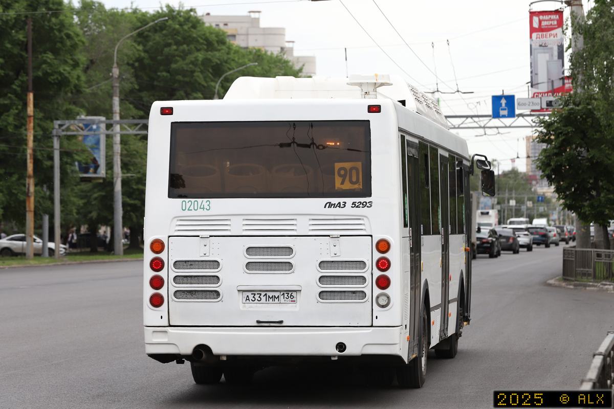 Воронежская область, ЛиАЗ-5293.70 № 02043