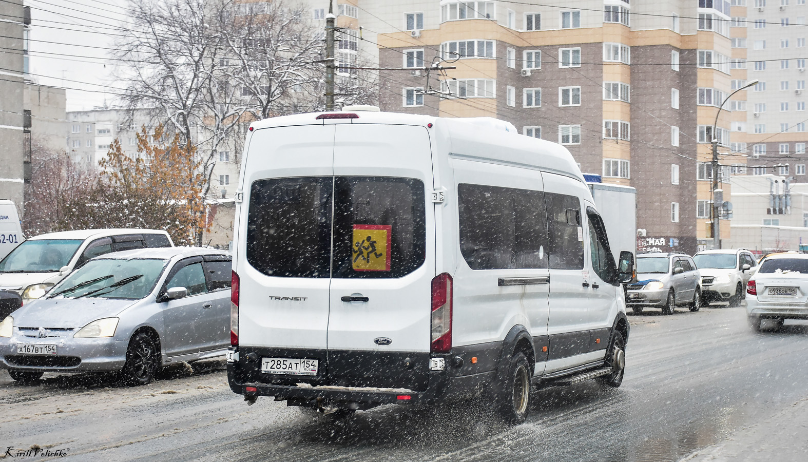 Новосибирская область, Ford Transit FBD [RUS] (Z6F.ESG.) № Т 285 АТ 154
