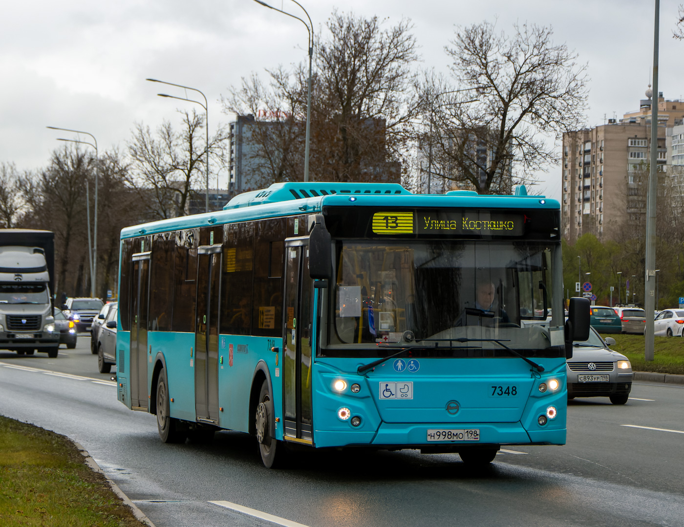 Санкт-Петербург, ЛиАЗ-5292.65 № 7348