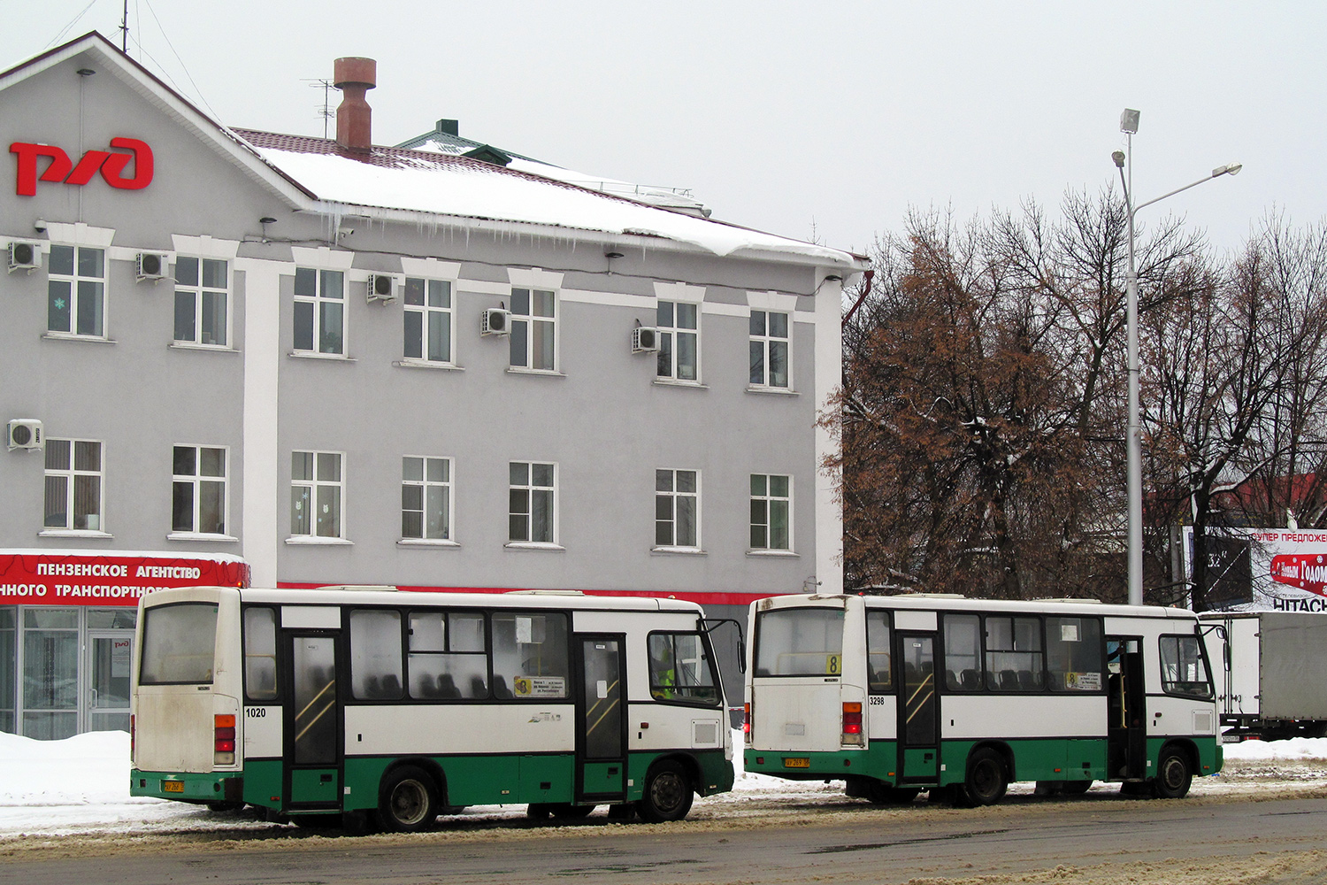 Пензенская область, ПАЗ-320402-03 № 1020; Пензенская область, ПАЗ-320402-03 № 3298