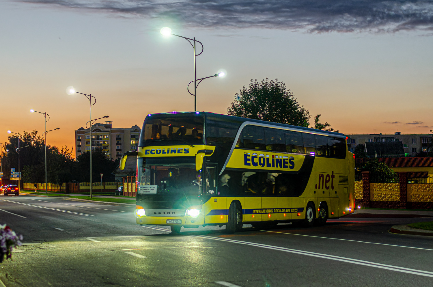 Минск, Setra S431DT № 323