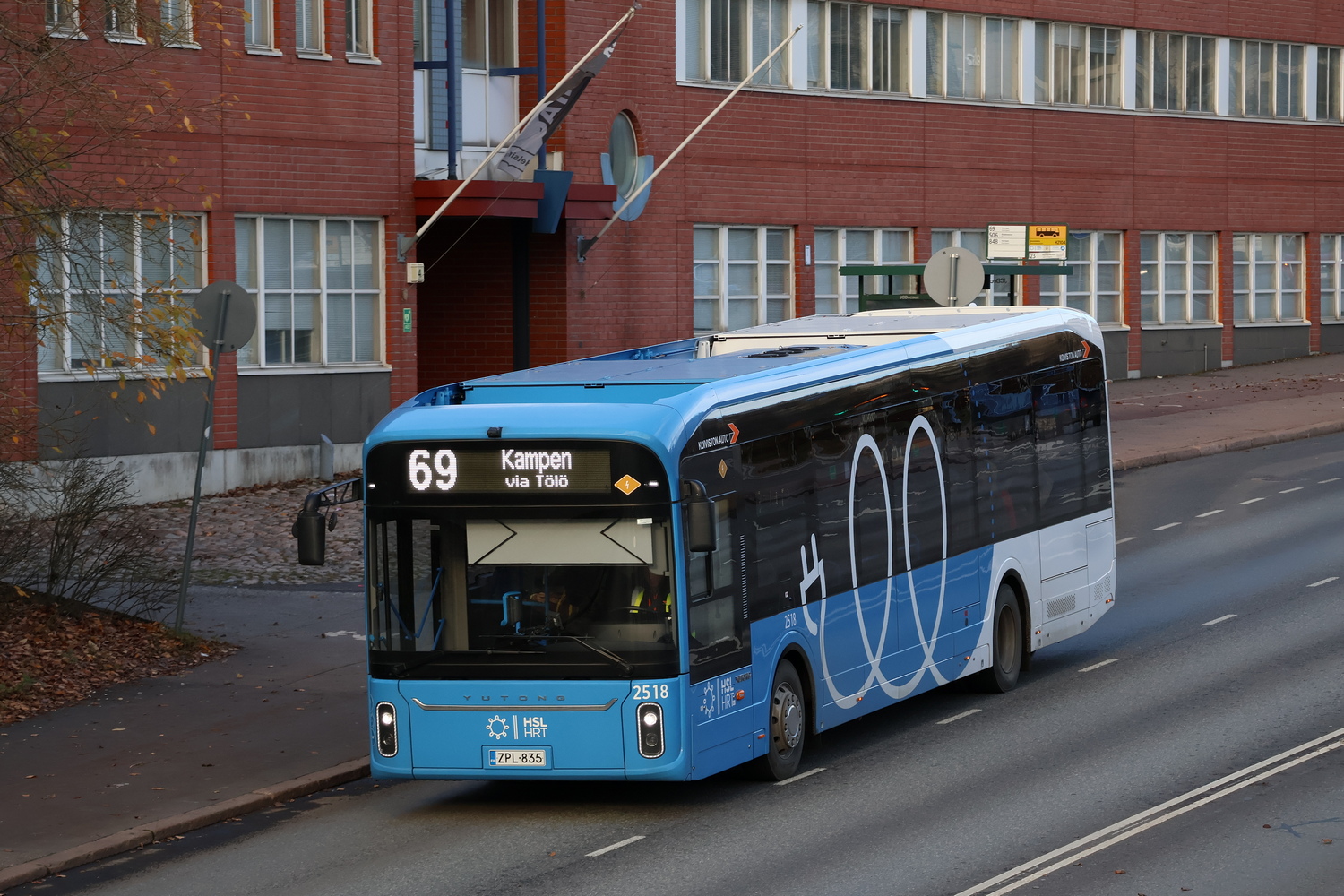 Финляндия, Yutong U12 № 2518