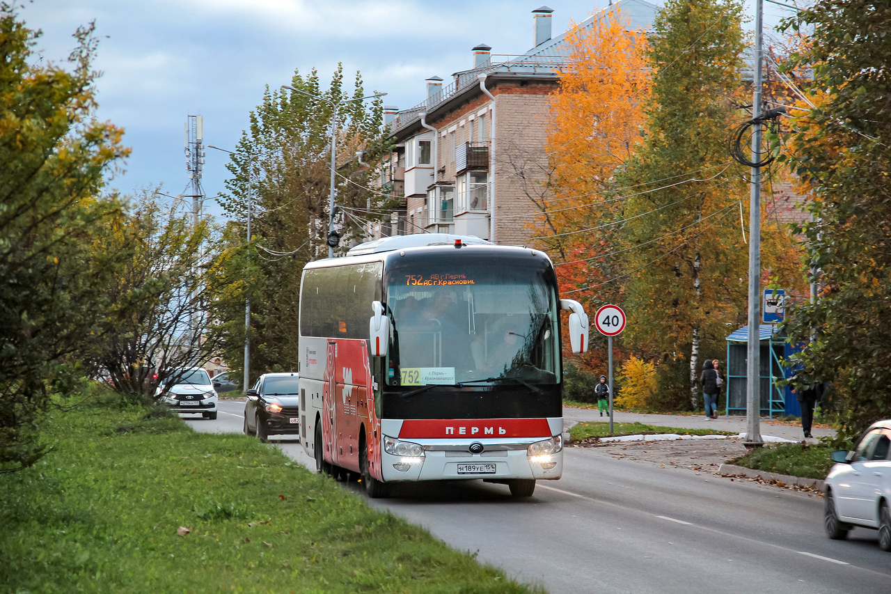 Пермский край, Yutong ZK6122H9 № Н 189 УЕ 159