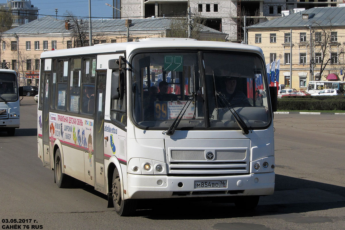 Ярославская область, ПАЗ-320412-04 № М 854 ВО 76