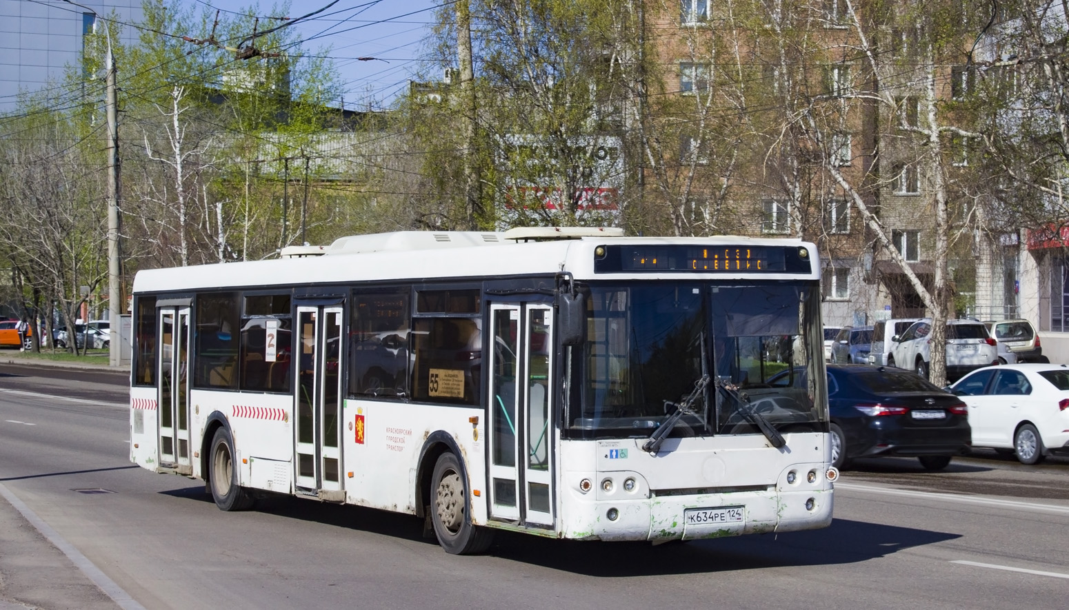 Красноярский край, ЛиАЗ-5292.21 № К 634 РЕ 124