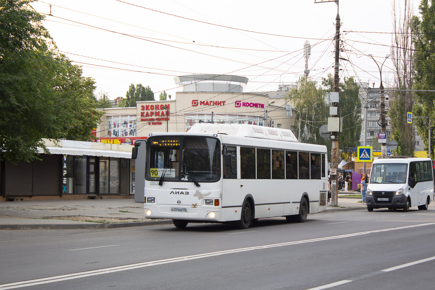 Воронежская область, ЛиАЗ-5293.70 № 02043