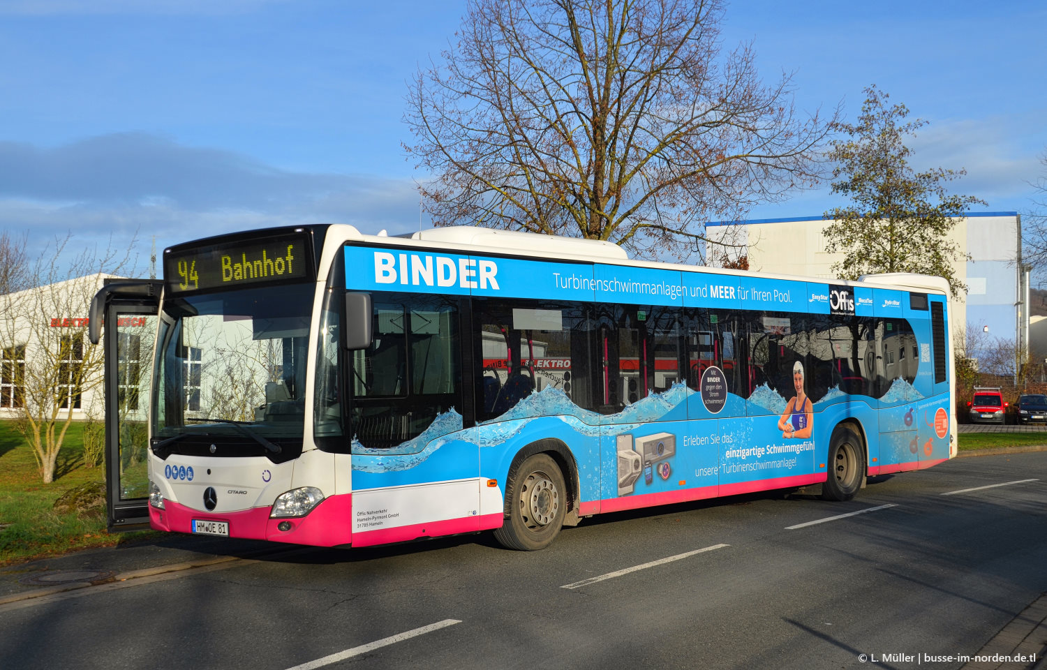 Нижняя Саксония, Mercedes-Benz Citaro C2 hybrid № 81