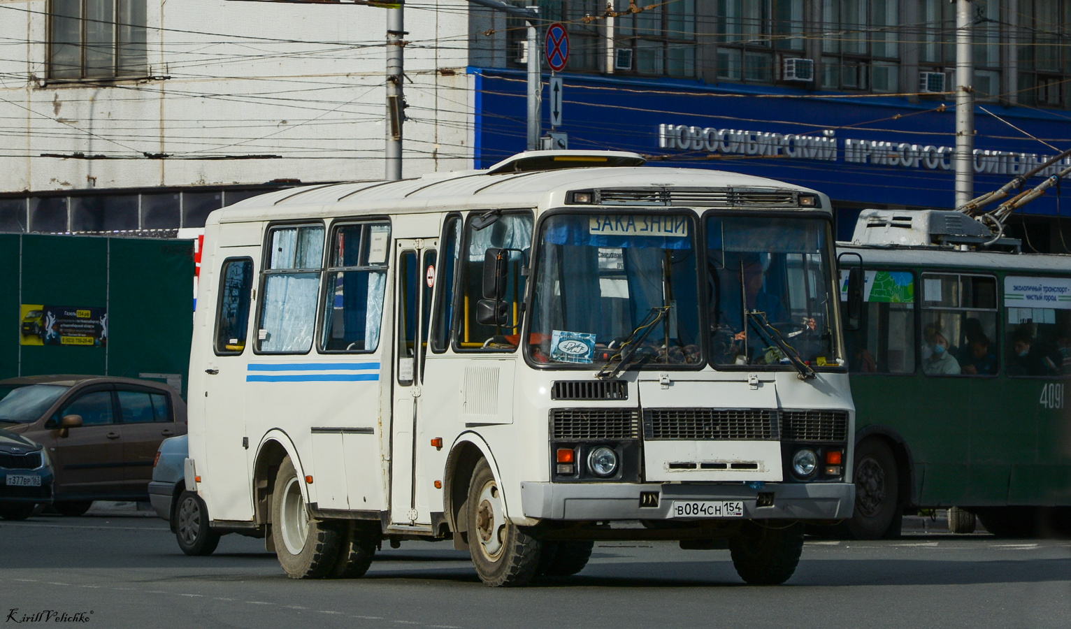 Новосибирская область, ПАЗ-32053 № В 084 СН 154