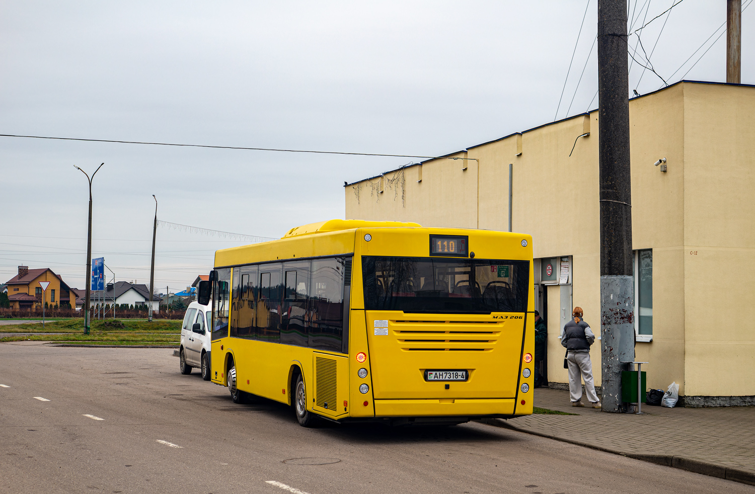 Гродненская область, МАЗ-206.047 № АН 7318-4