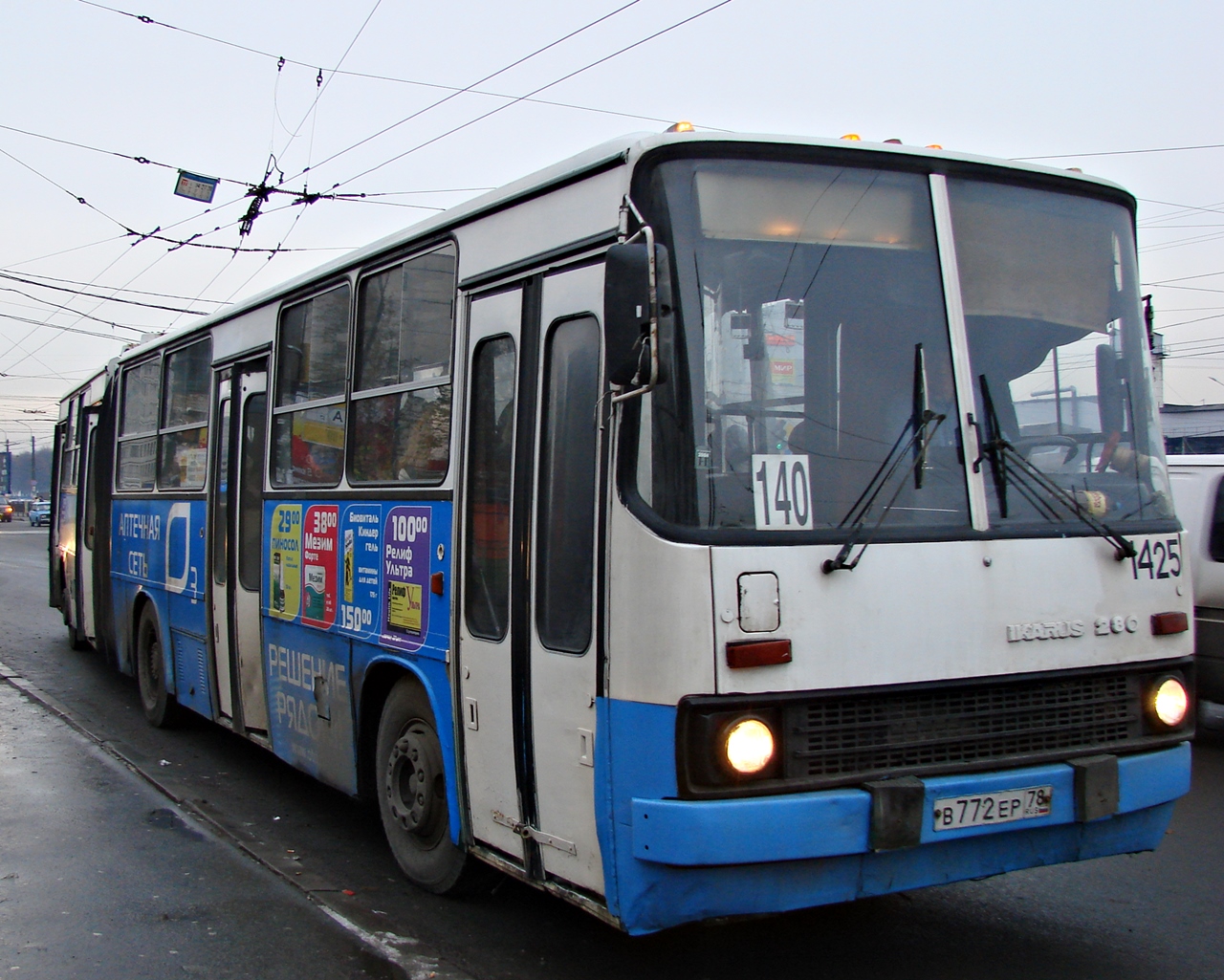 Санкт-Петербург, Ikarus 280.33O № 1425