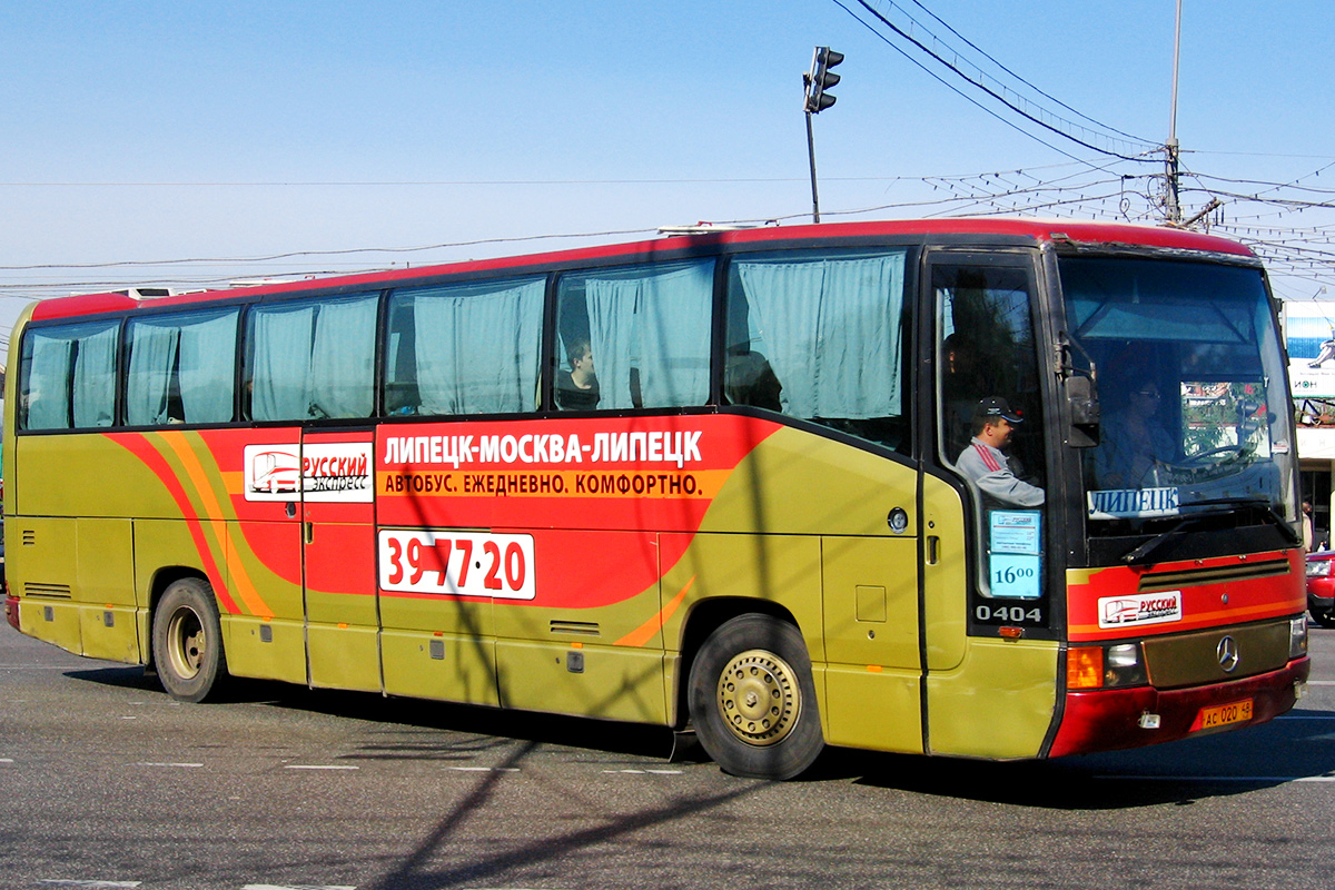 Липецкая область, Mercedes-Benz O404-15RHD-S № АС 020 48