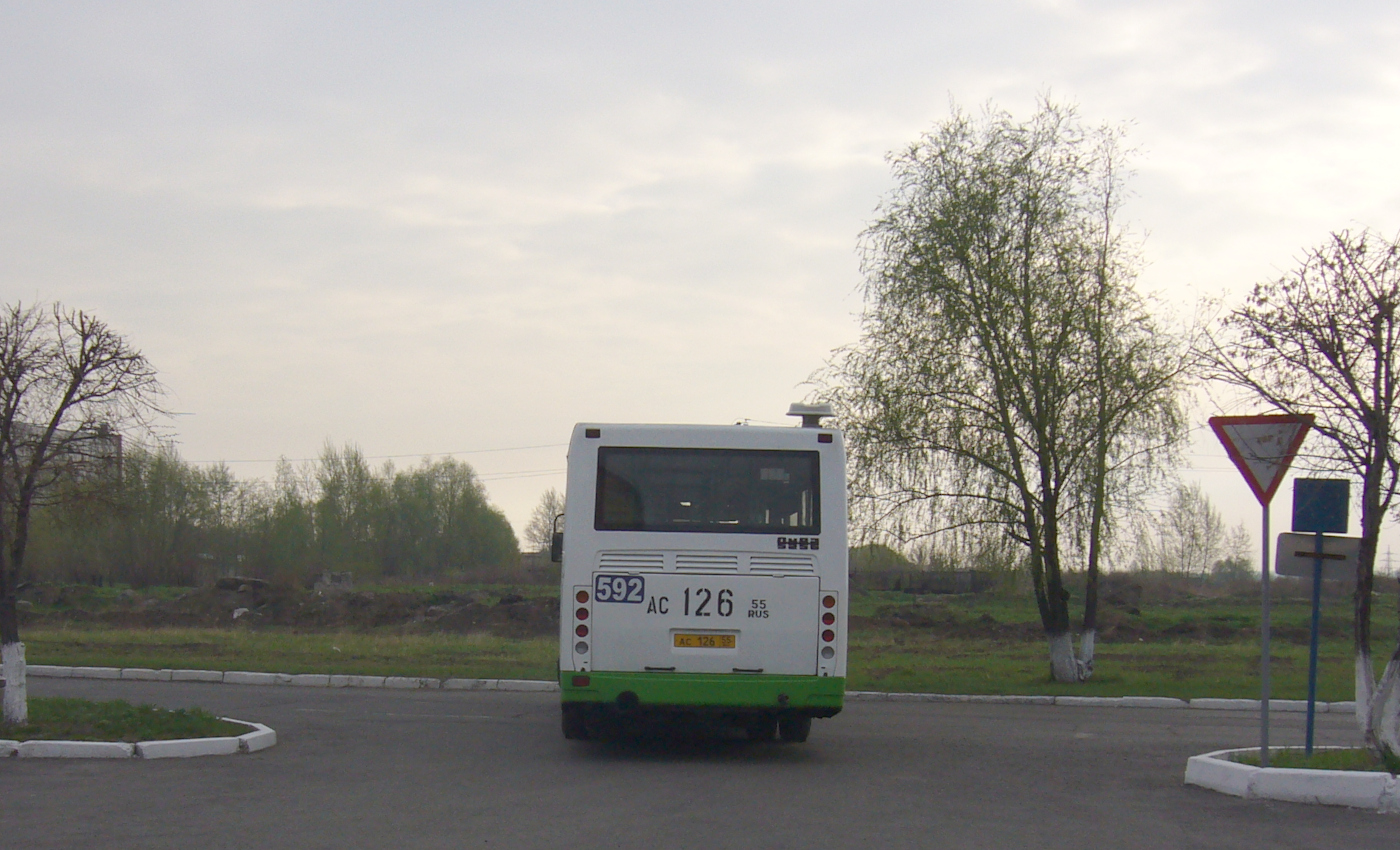 Омская область, ЛиАЗ-5256.45 № 592