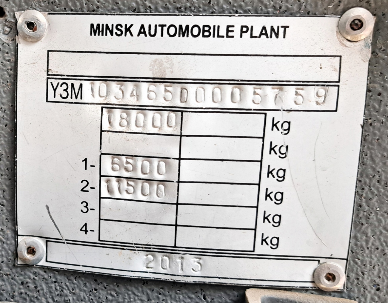 Астана, МАЗ-103.465 № G054