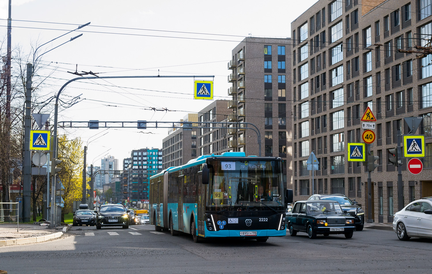 Санкт-Петербург, ЛиАЗ-6213.65 № 2222