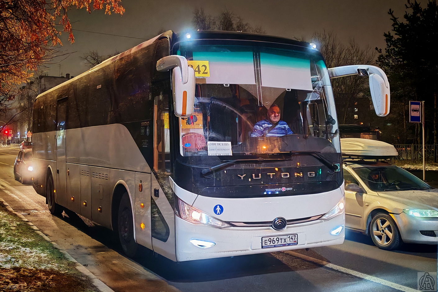 Ленинградская область, Yutong ZK6127HNQ № Е 969 ТХ 147