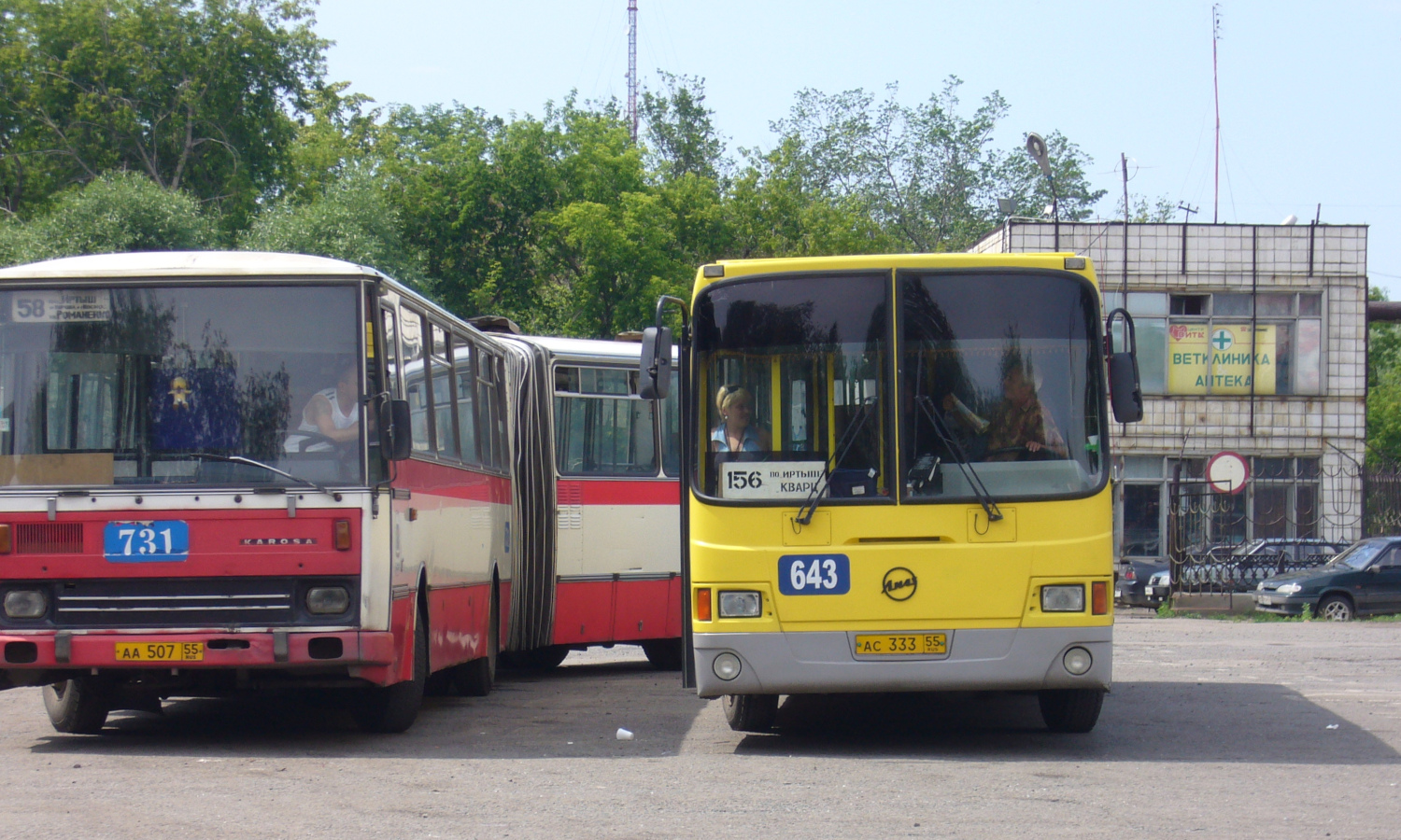 Омская область, ЛиАЗ-5256.45 № 643