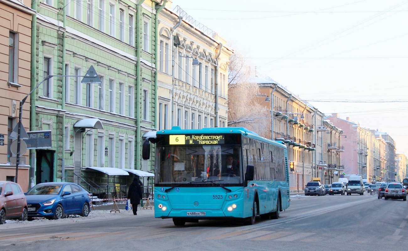 Санкт-Петербург, ЛиАЗ-5292.65 № 5523