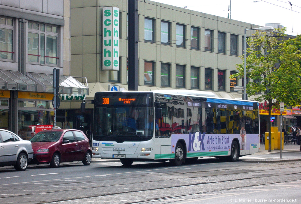 Нижняя Саксония, MAN A20 Lion's City Ü NÜ323 № H-RH 448