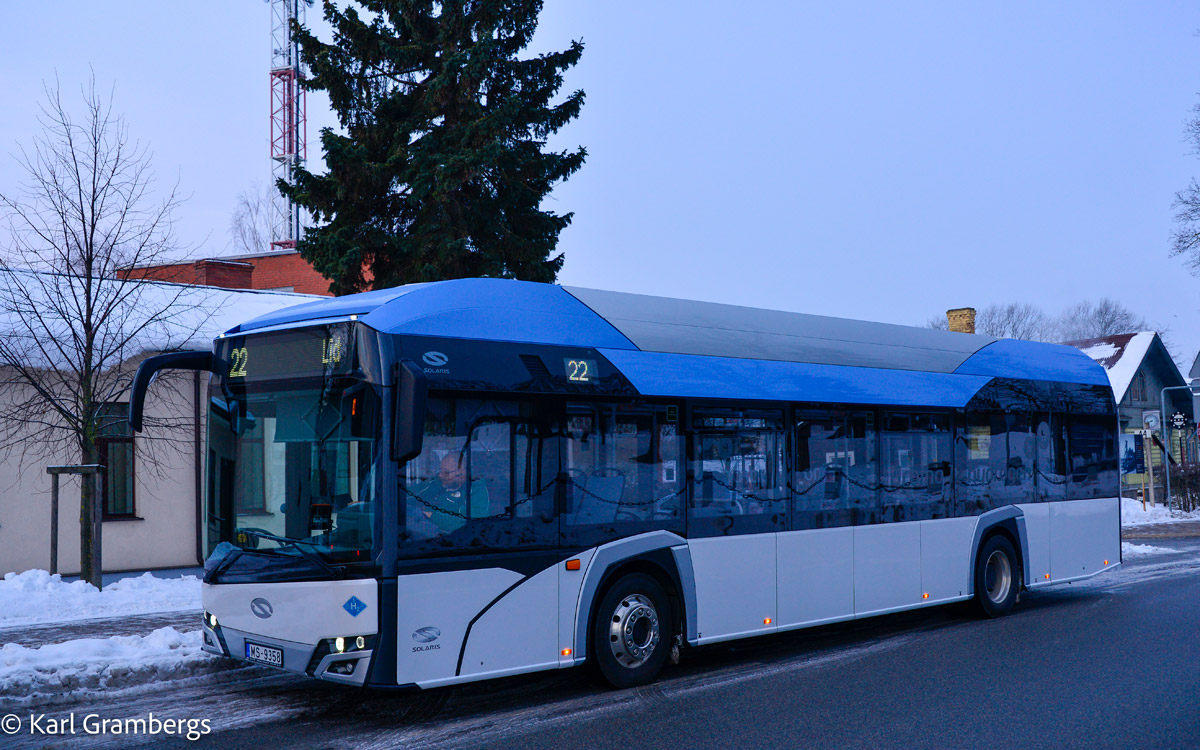 Латвия, Solaris Urbino IV 12 hydrogen № MS-9358
