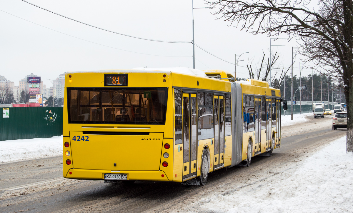 Киев, МАЗ-215.069 № 4242