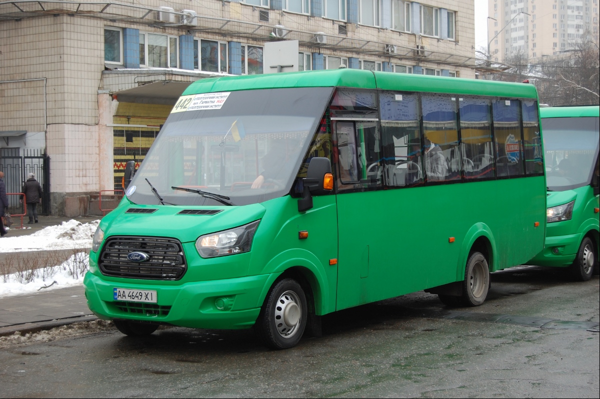 Киев, Рута 25F № AA 4649 XI