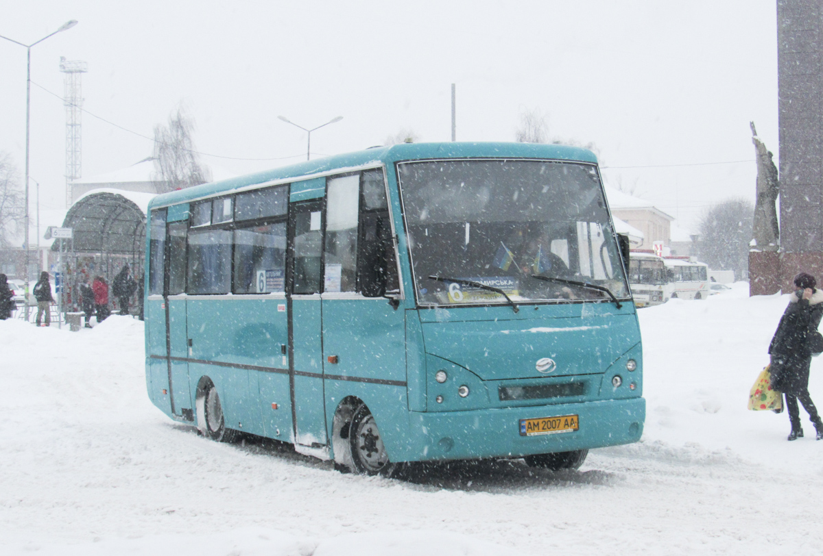 Житомирская область, ЗАЗ A07A12 № AM 2007 AA
