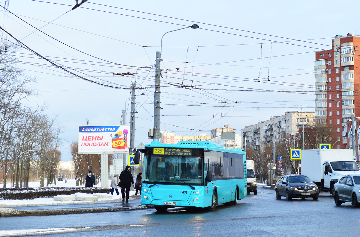 Санкт-Петербург, ЛиАЗ-5292.65 № 5491