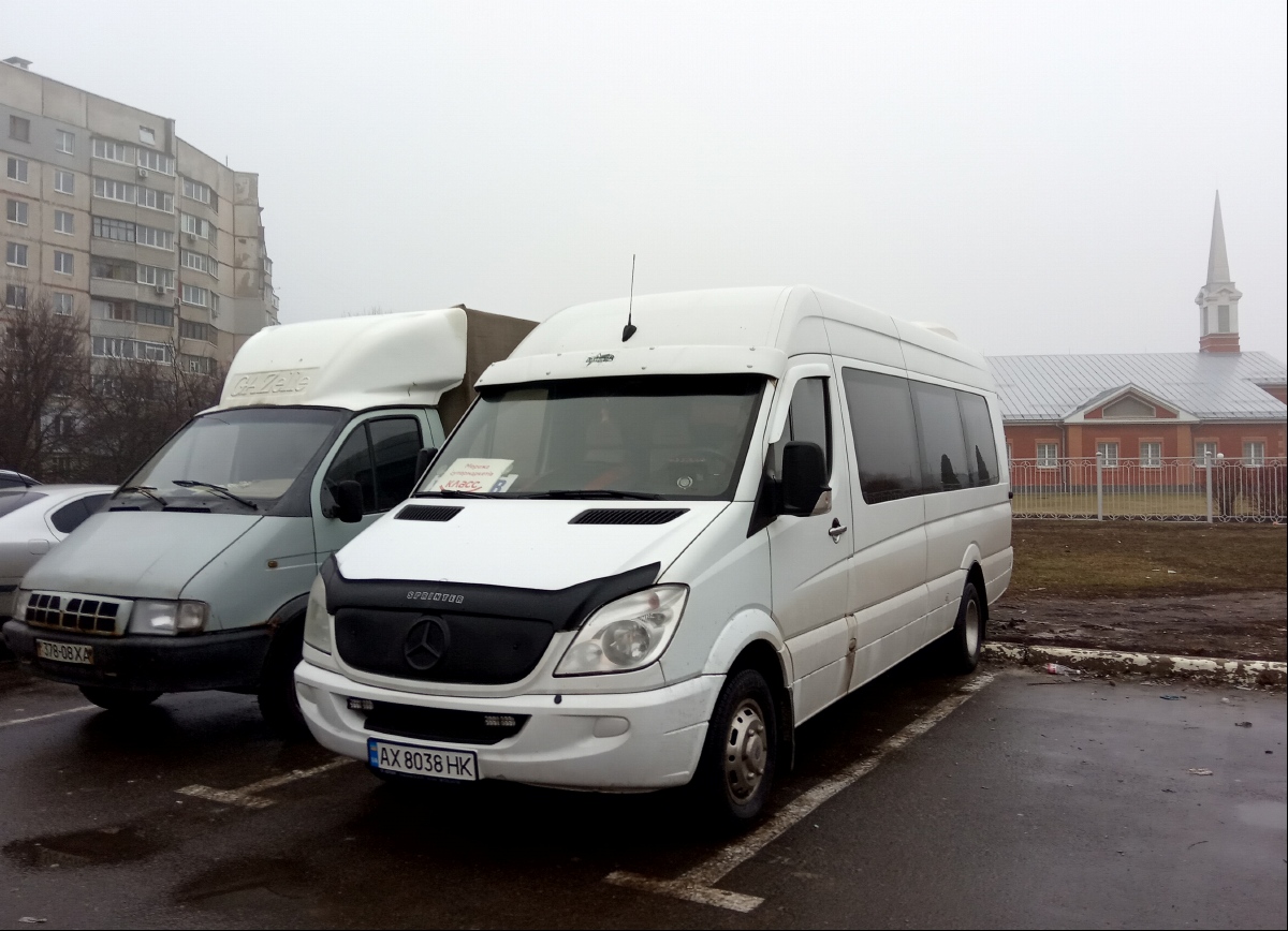 Харьковская область, Mercedes-Benz Sprinter W906 519CDI № AX 8038 HK