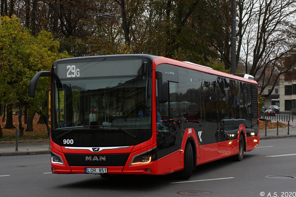 Lithuania, MAN 12C Lion's City 12 NL330 EfficientHybrid # 900
