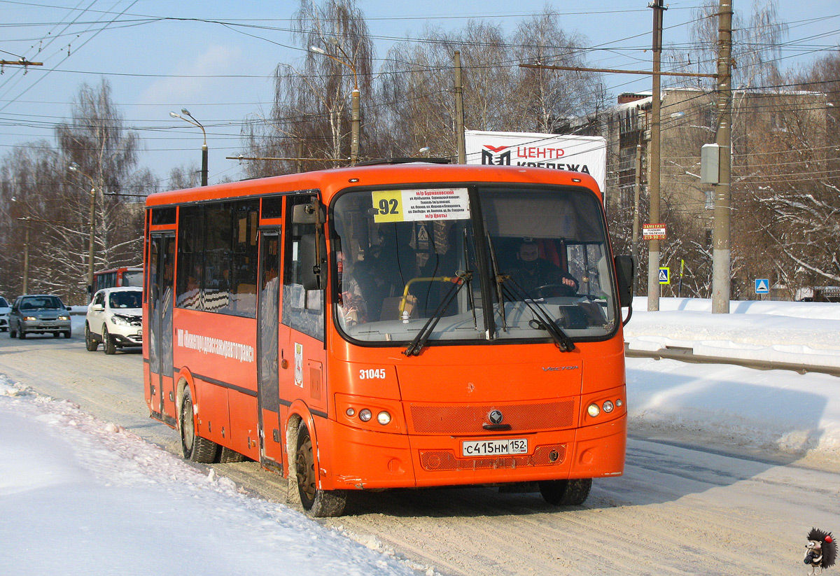 Нижегородская область, ПАЗ-320414-04 "Вектор" № 31045