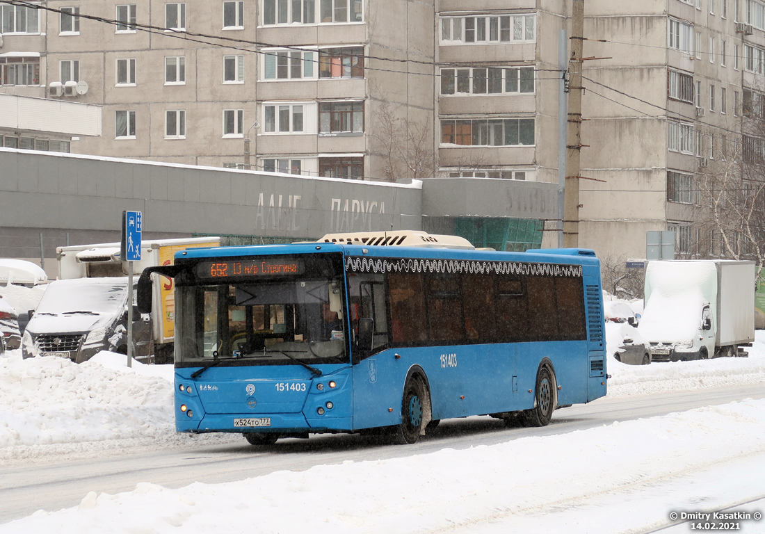 Москва, ЛиАЗ-5292.65 № 151403