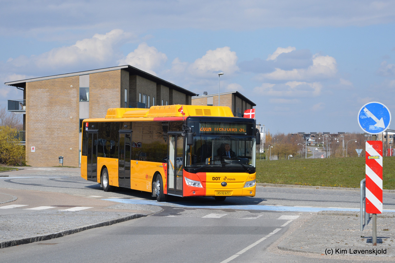 Дания, Yutong E12 (ZK6128BEVG) № 7405