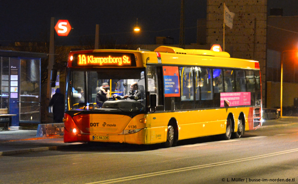 Дания, Scania OmniLink II № 1136