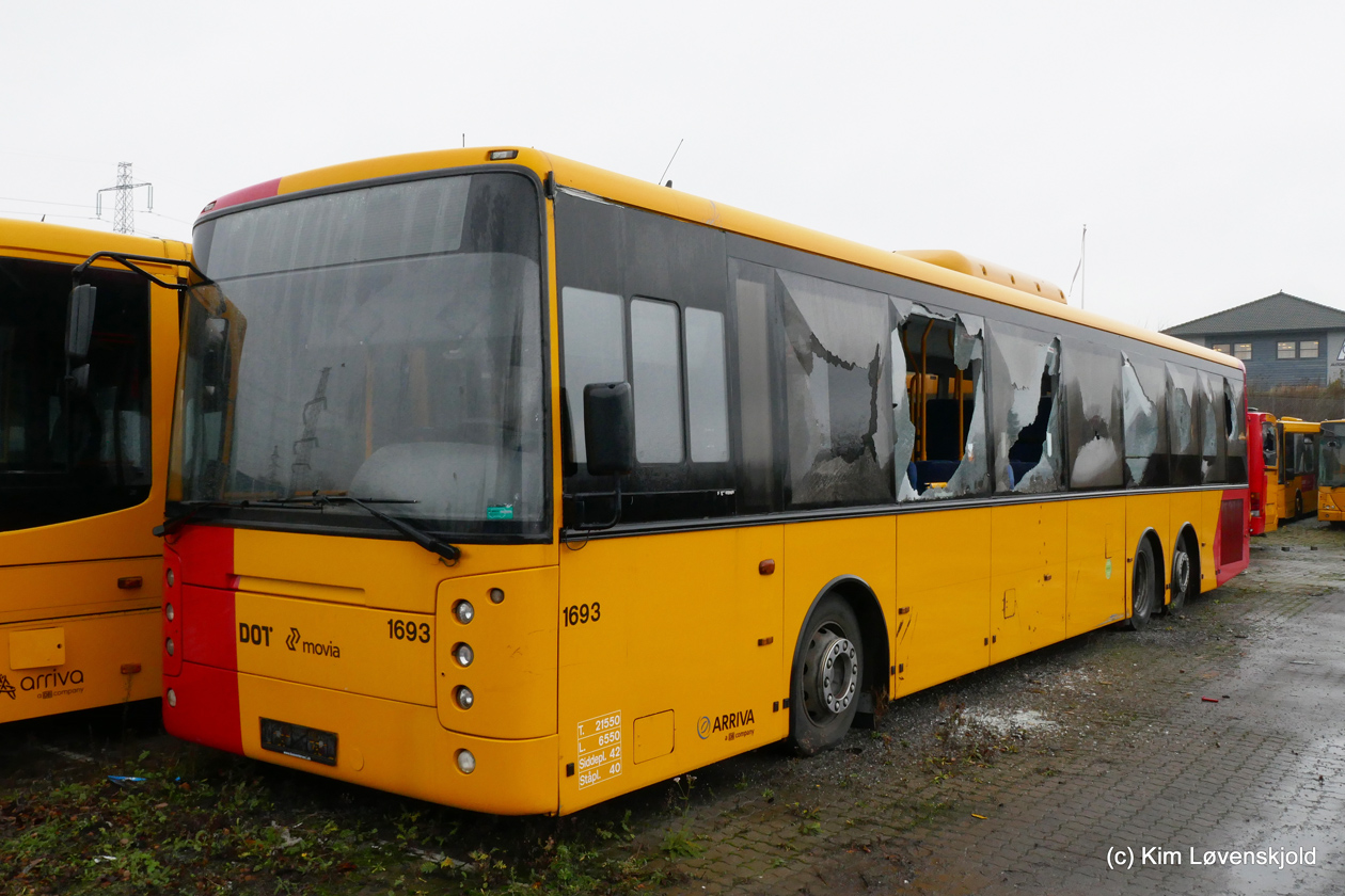 Denmark, Vest Center H # 1693